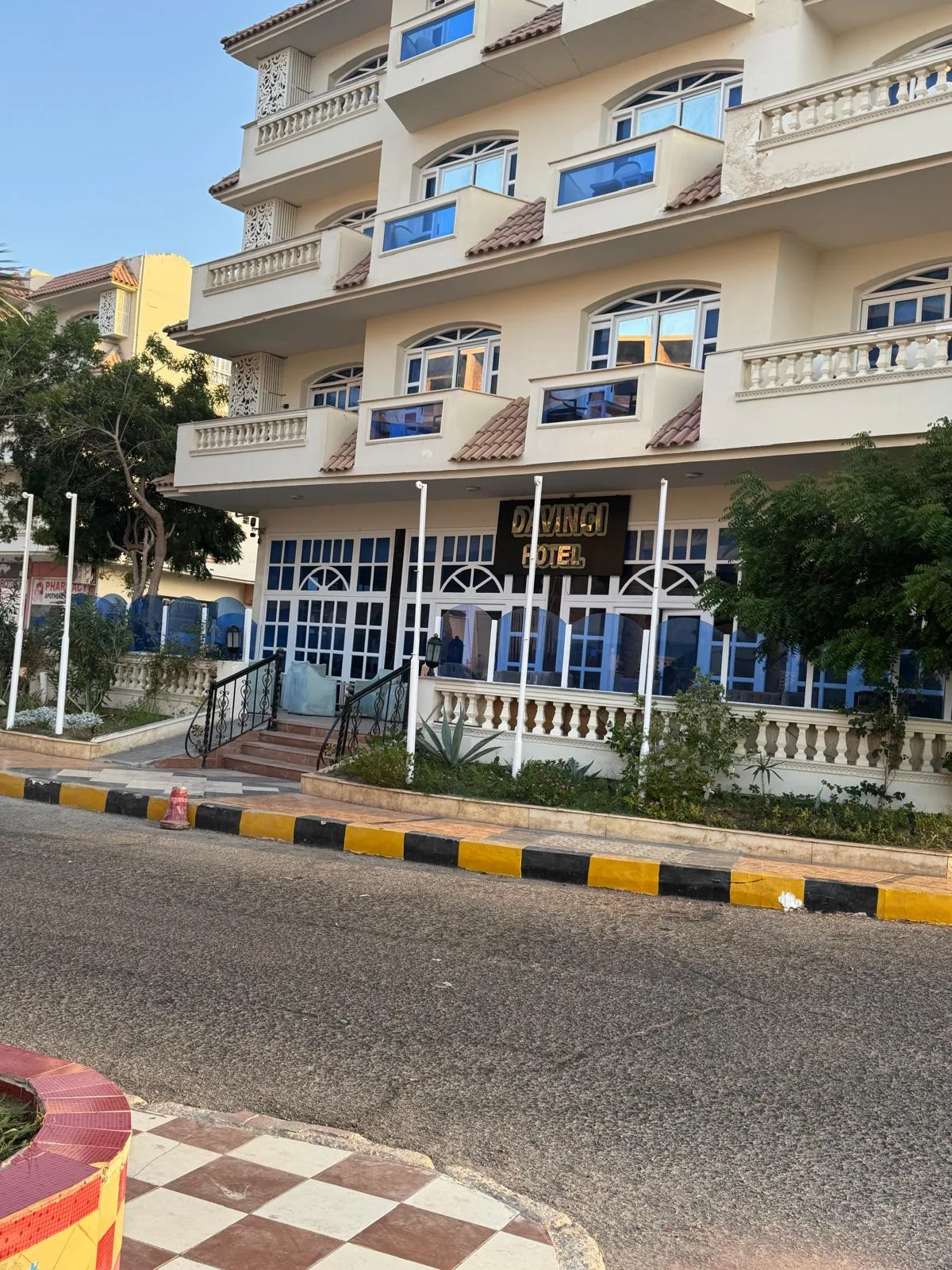 DaVinci Beach hotel exterior in Hurghada